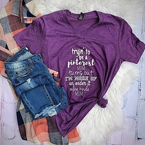 Pinterest Mom Graphic Tee